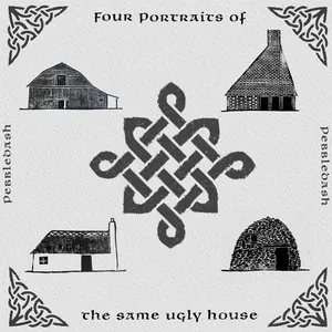 Four portraits of the same ugly house
